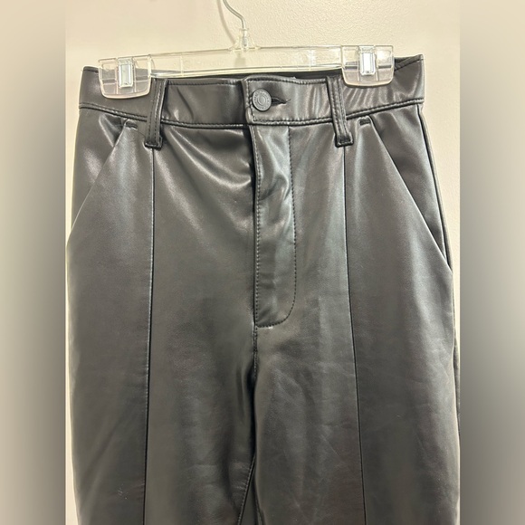 Like New Abercrombie & Fitch Ultra High Rise Skinny Leather Pants - Picture 5 of 12